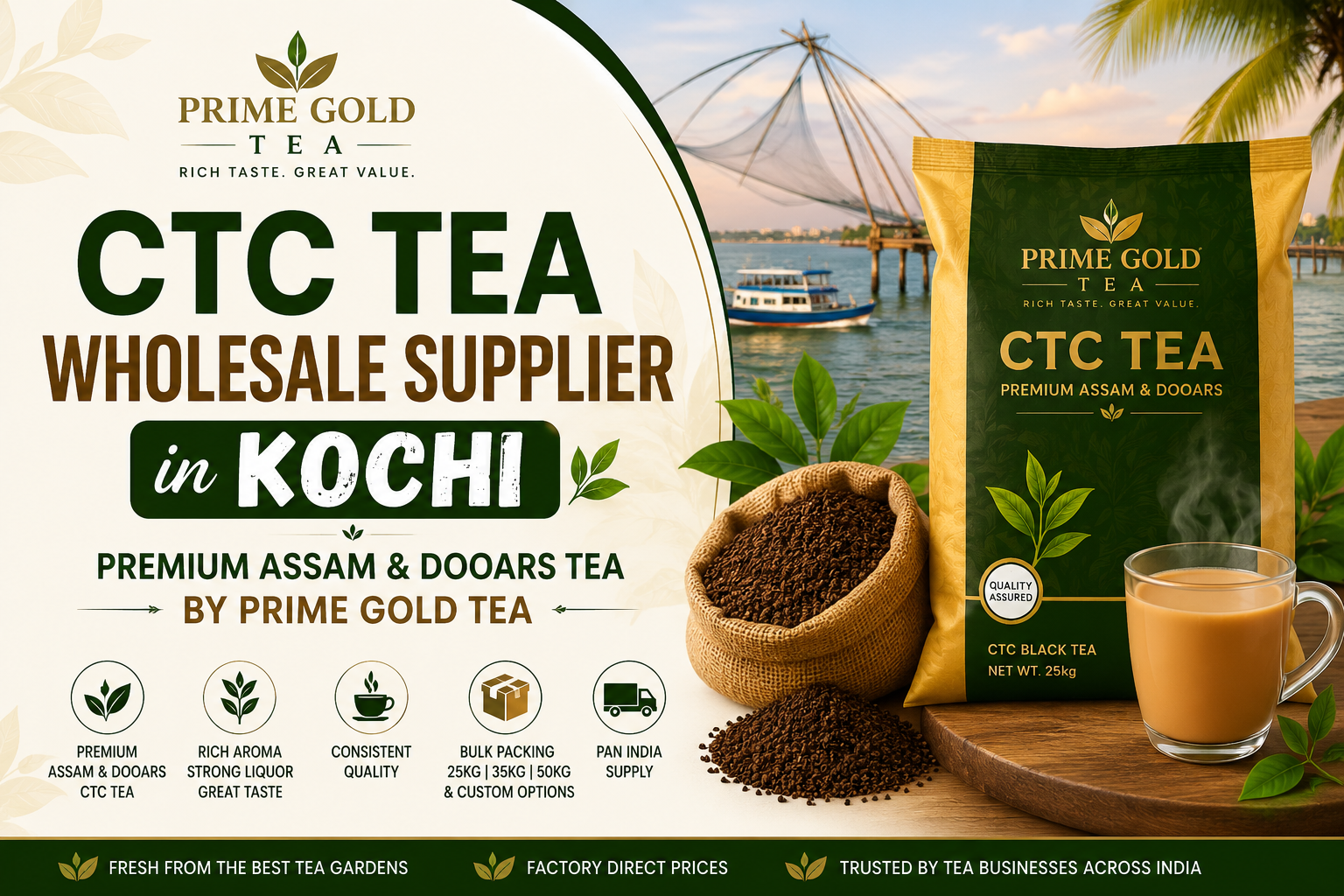 CTC Tea Wholesale Supplier in Kochi
